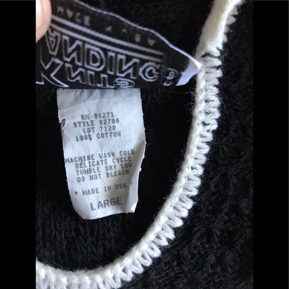 KNITS LANDING, Large size , huded  black women’s sweater long sleeves - Picture 8 of 11